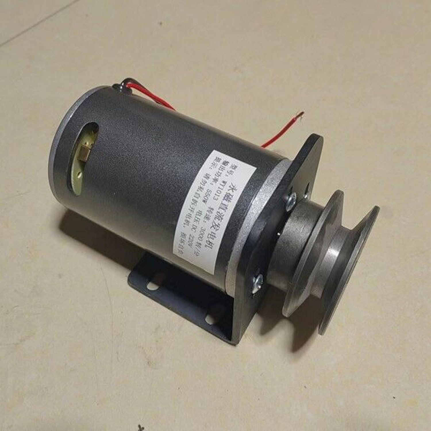 DC Generator 550W Permanent Magnet Generator 36V/48V/60V/72V/220V DC Wind Turbine Battery Car Charging Permanent Tape Pulley (Color : 72V, Size : 550W)
