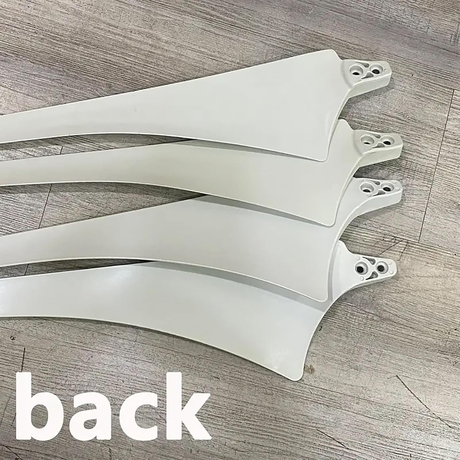 3-Pack 550/580/630mm Nylon Fiber Wind Turbine Blades with Hub and Cover – Horizontal Axis DIY Wind Generator Accessories(630mm)