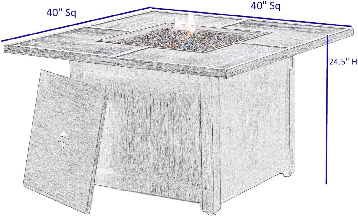 Alfresco Home 55-3015 Cheyenne 40