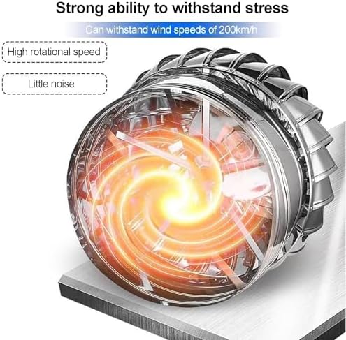 Wind Turbine Home Use Horizontal Generator Kits Blades with Controller to Charge Batteries Off Generator Vertical,Chimney Cap,Roof Rotating Vents Cap, Roof Wind Rotating Turbines Cap Vent, 3