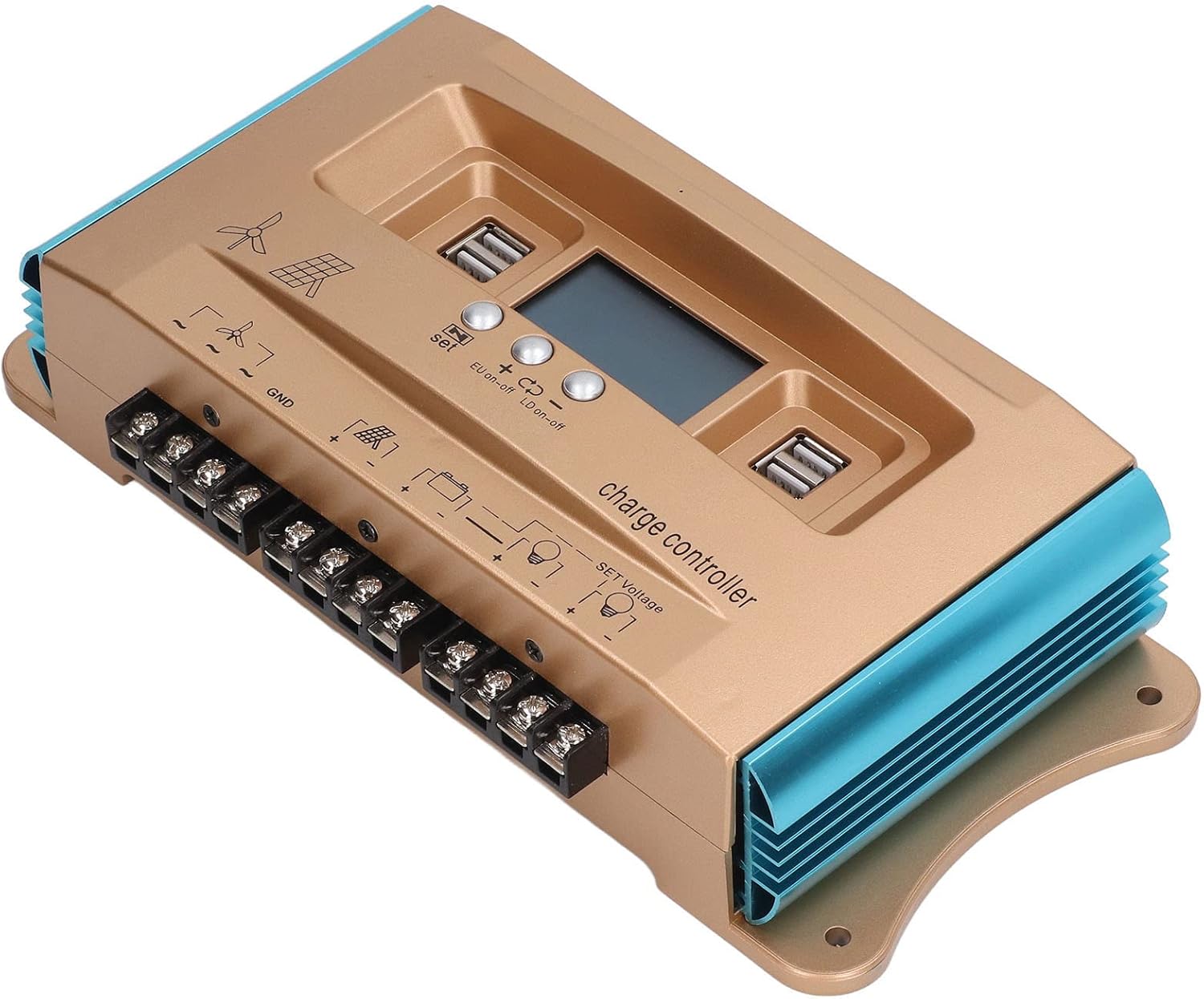 MPPT Solar Charge Controller for RVs with Multi Protection Features Supports 12V 24V 36V 48V 60V Systems (100A)