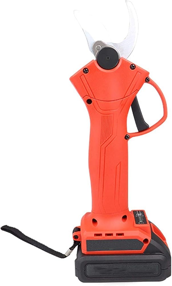 16.8V/21V Professional Cordless Electric Pruning Shears, 2Ah Lithium Battery, Low Noise Tree Branch Pruner