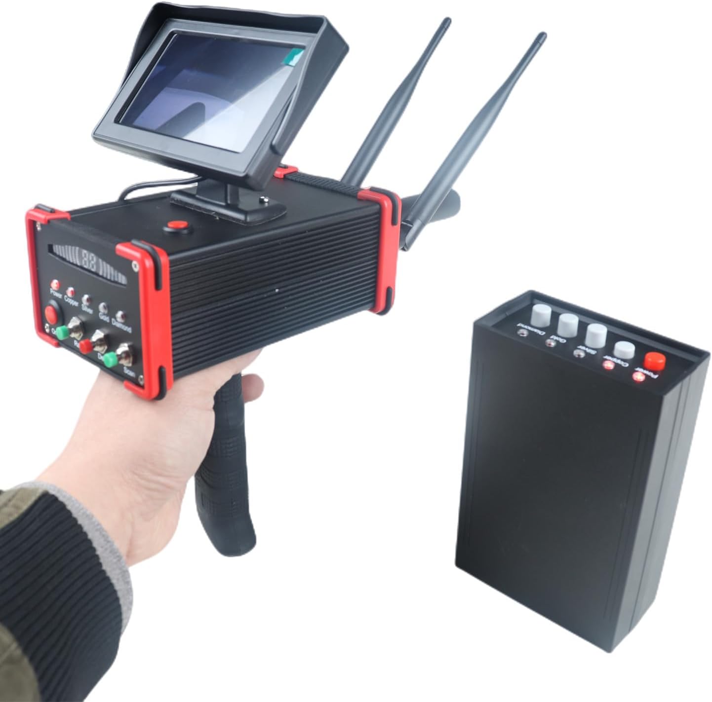 Metal Detector,High Sensitivity Gold Silver Copper Finder,1-16m Max Detection Depth,with Screen,for Detecting Treasure Hunting