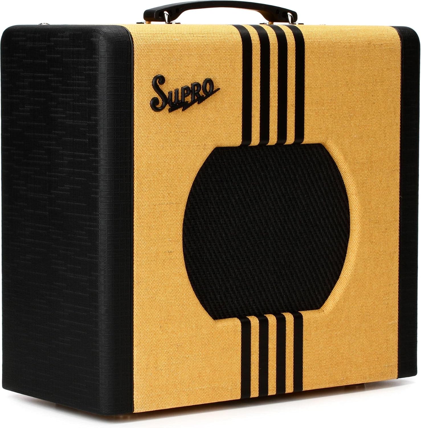 Supro Delta King 10 1 x 10-inch 5-watt Tube Combo Amp - Tweed and Black