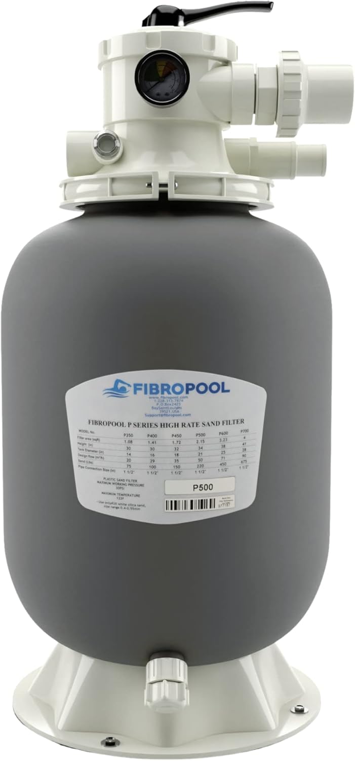 FibroPool Swimming Pool Sand Filter (14