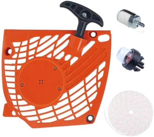 Recoil Starter Assembly Kit A051000982 A051000981 Compatible With CS370 CS400 Chainsaw Parts Garden Power Tool