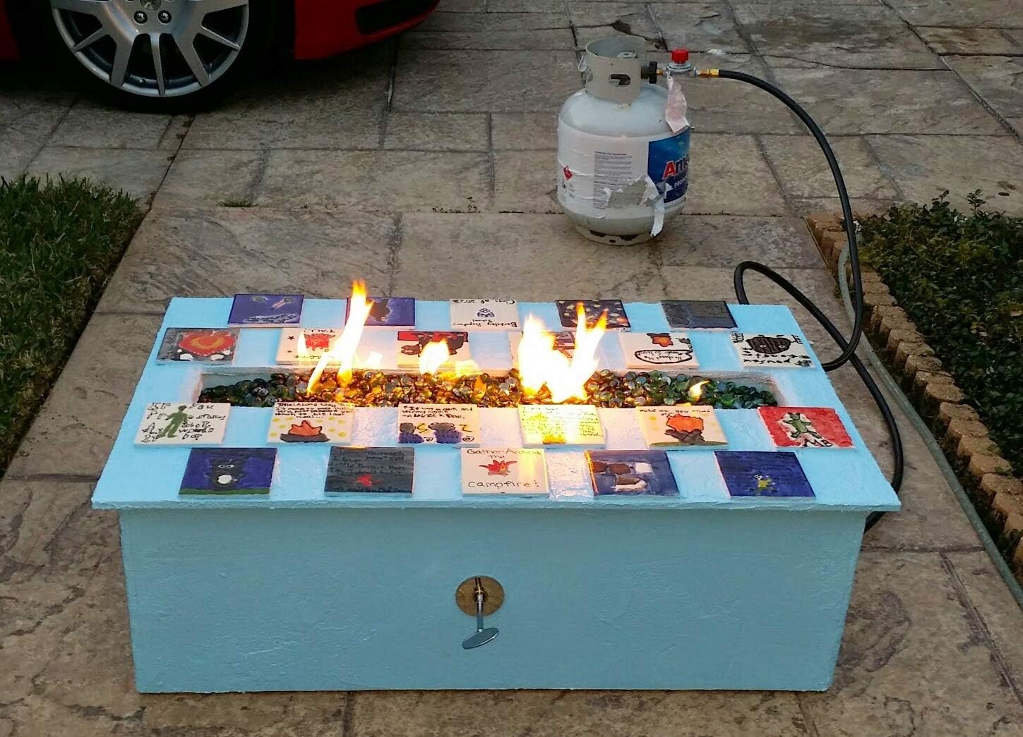 EasyFirePits Pre-Plumbed Natural Gas/Propane Fire Pit Linear T-Burner Pan & Full Combo Connection Kit (52.00, 48