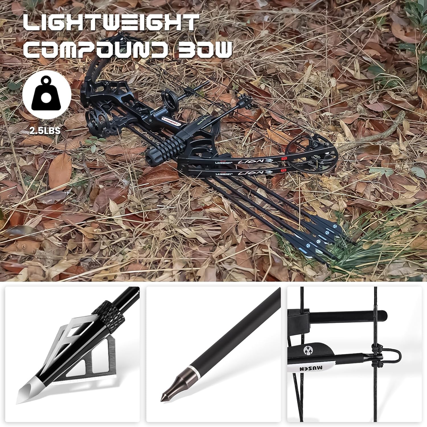 Archery Eagle Compound Bow and Archery Sets 20-70lbs for Adults and Teens,25