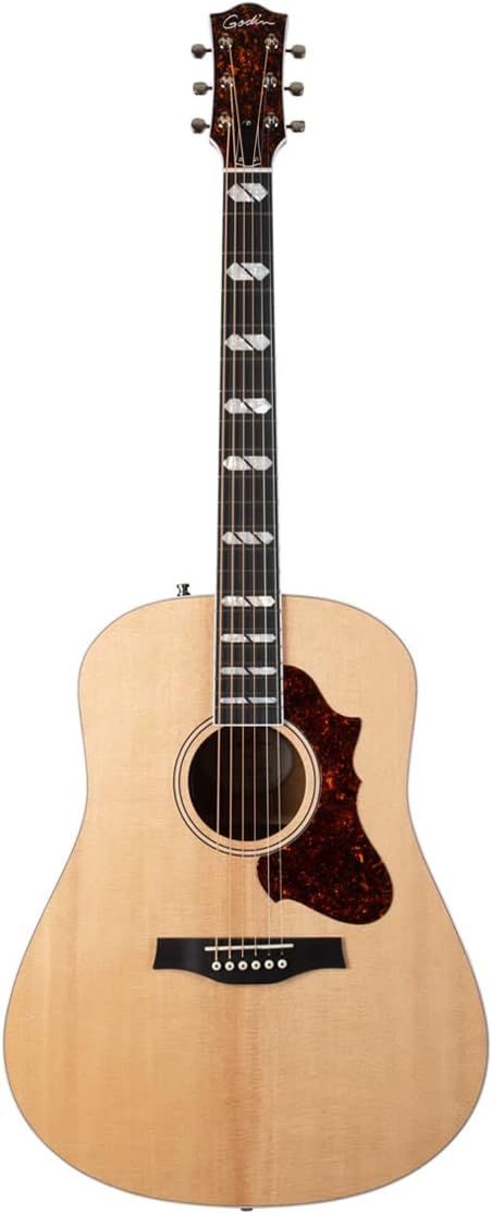 Godin 6 String acoustic-electric-guitars, Right Hand, Natural, Dreadnaught (047925)