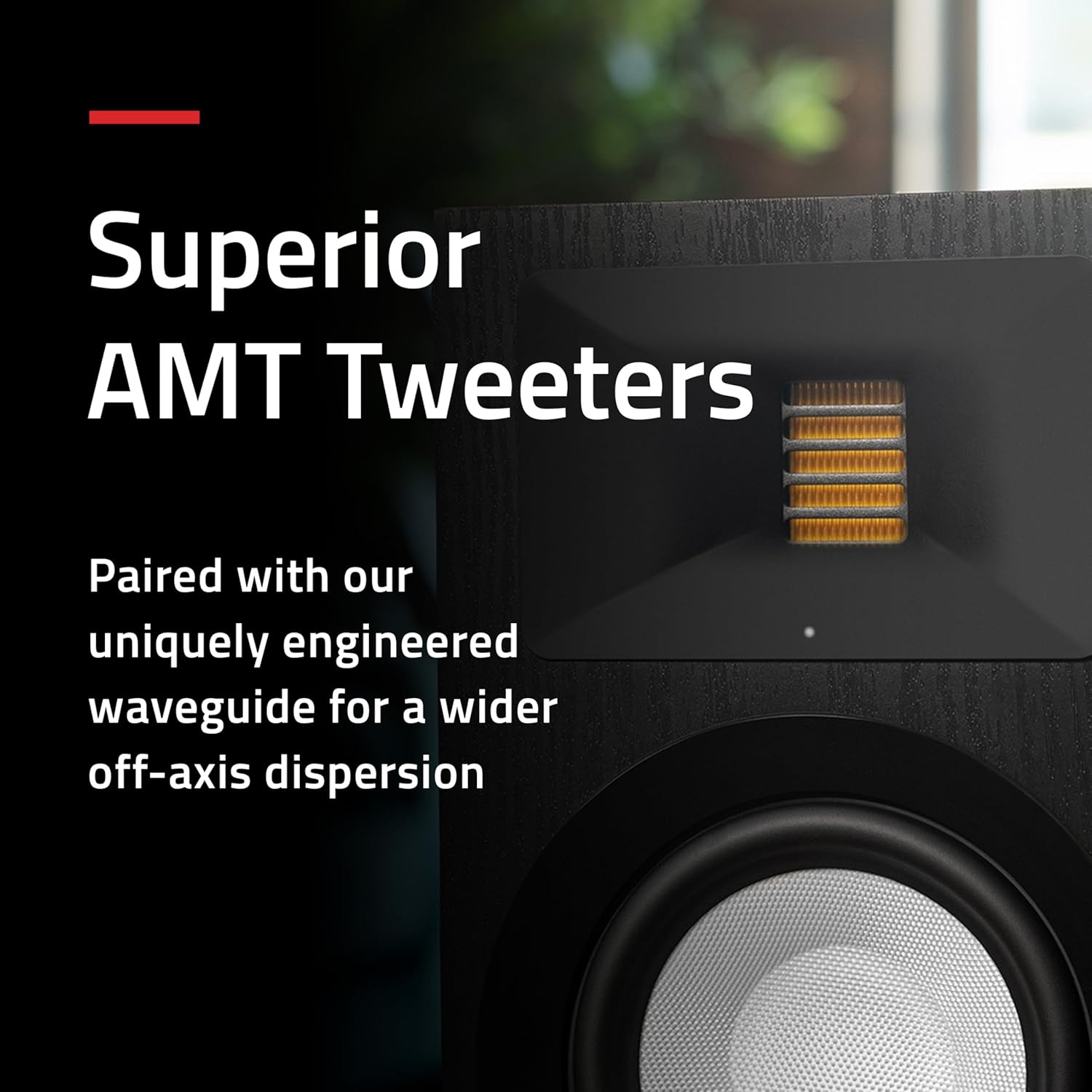 Fluance Ri71 Reference Stereo Powered Bookshelf Speakers with High Performance AMT Tweeters, 5