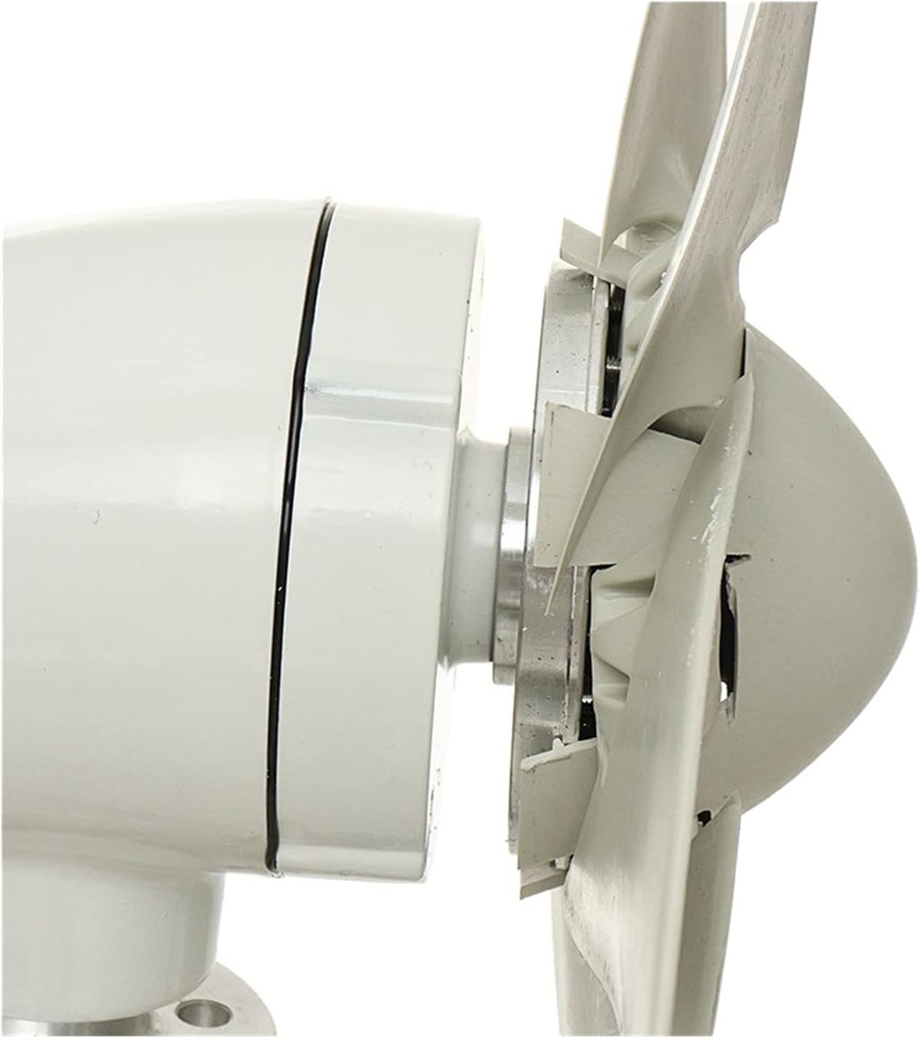 Wind Power Turbine Generator 6000W Small Home Wind Turbine Generator Windmill Fit For Street Lamps,Monitoring Boat Free 10kw 10000W WithController (Color : White, Size : WITH CONTROLLER_12V)