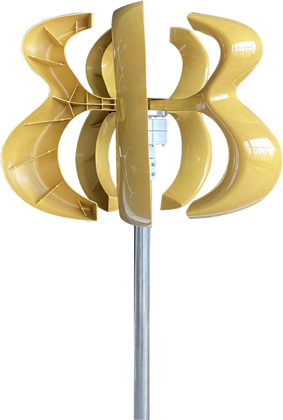 CAJUCA 6000W Permanent Magnet Wind Turbine Generator Home Windmill Wind Solar Hybrid System Starting Wind Speed with Wind Solar System Controller