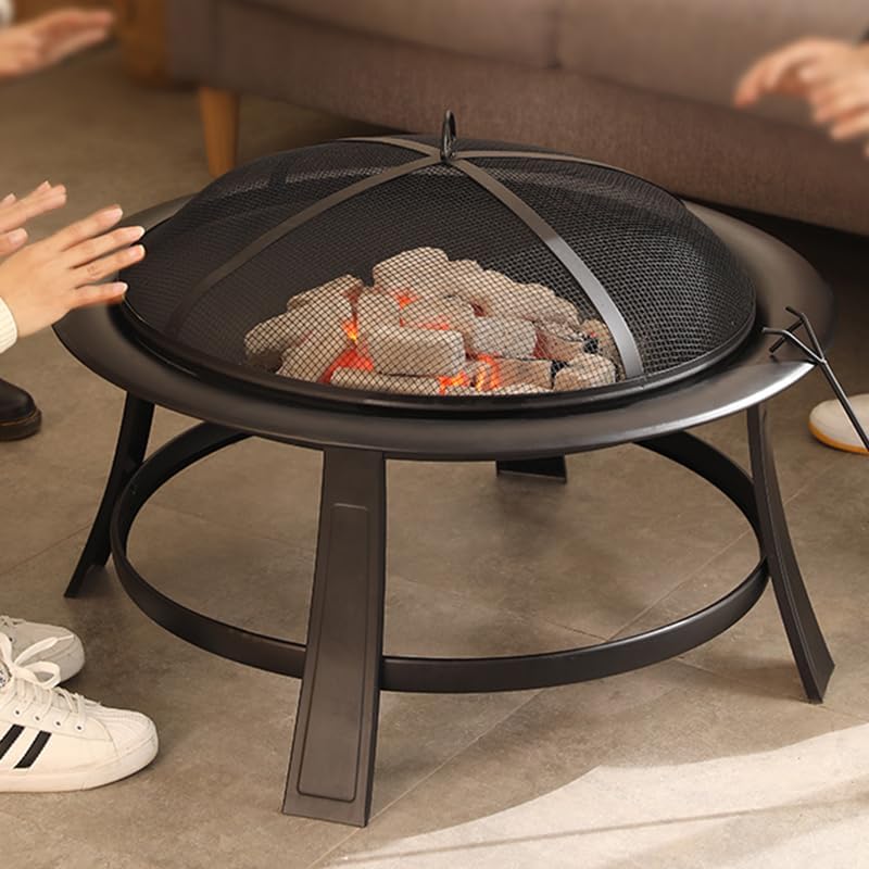 Outdoor Fireplaces Modern Household Campfire Stand Winter Iron Fire Pit for Outdoor Heater Creative Leisure Camping Charcoal Grill Fire Pits