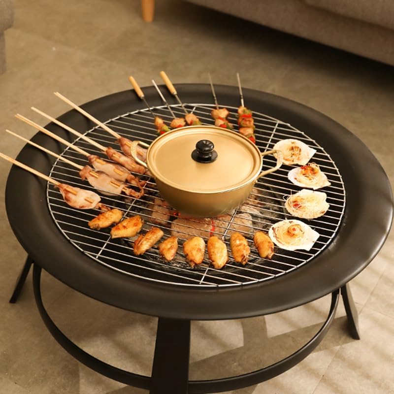 Outdoor Fireplaces Modern Household Campfire Stand Winter Iron Fire Pit for Outdoor Heater Creative Leisure Camping Charcoal Grill Fire Pits