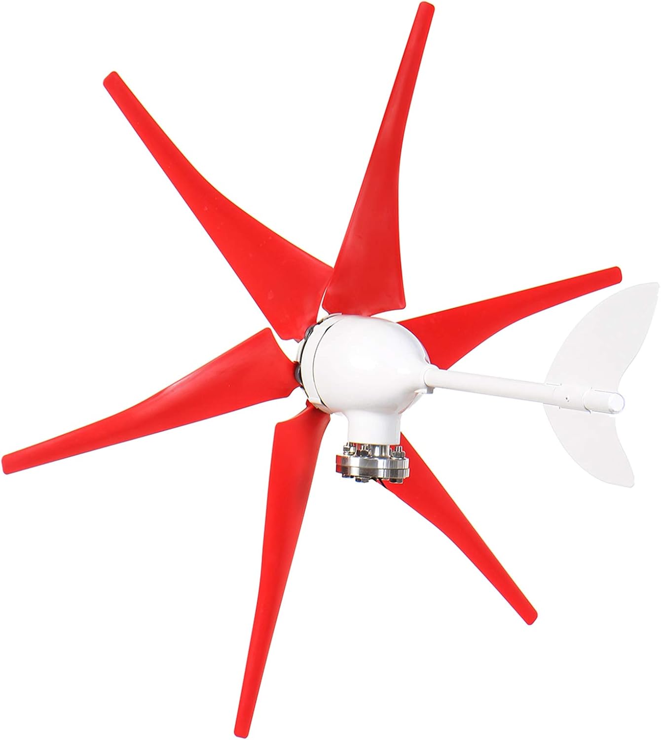 8000W Hoop Type Wind Turbines,12V/24V 6 Blades Wind Turbines Generator Horizontal Wind Generator Suitable for Wind and Solar Power,12v