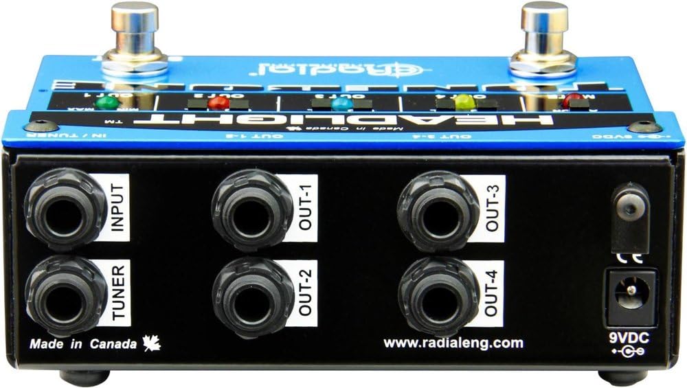 Radial Headlight 4 Output Guitar Amp Selector