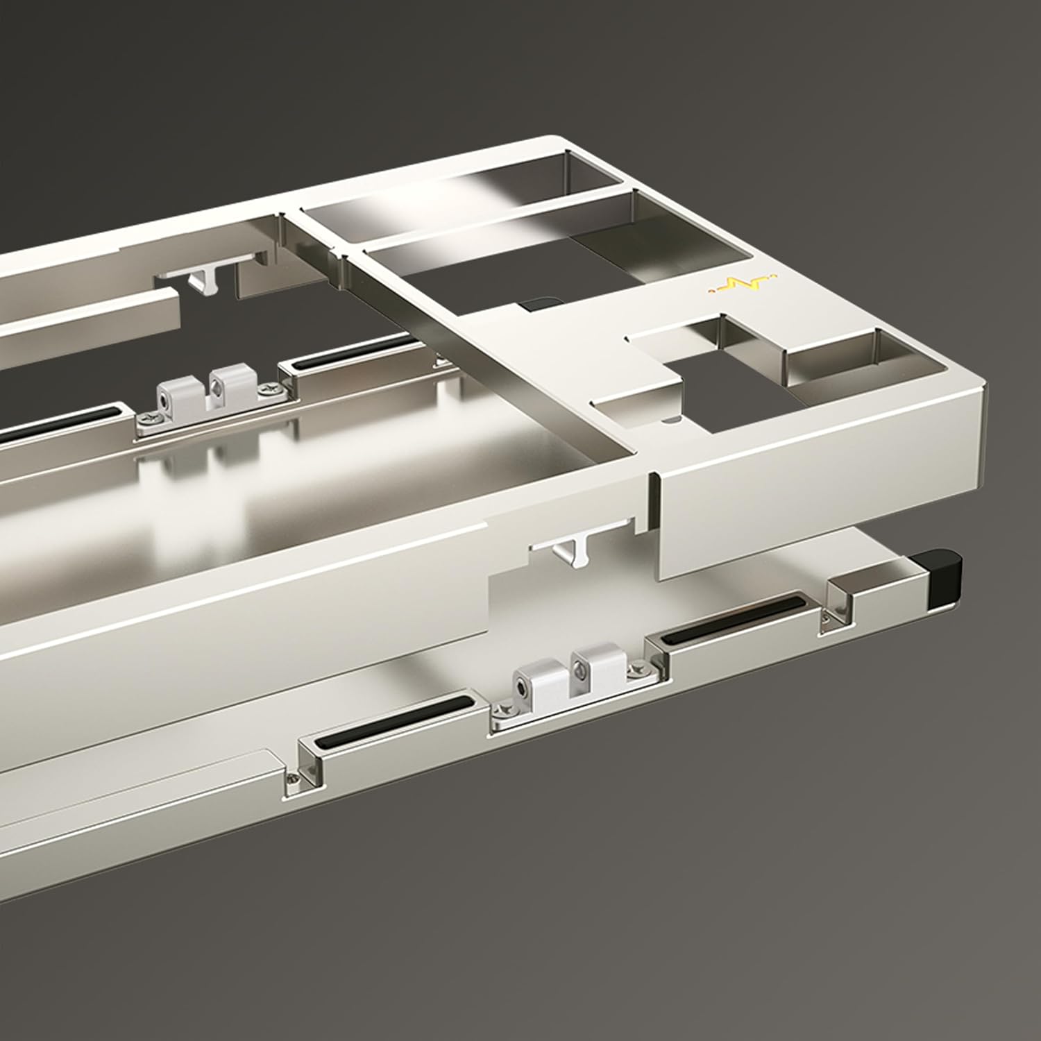 KEEBMONKEY WOBKEY Crush 80 Reboot CNC Aluminum 5-Second Quick-Release Triple-Mode Connectivity Mechanical Keyboard with Superior Acoustics (Pro Navy)