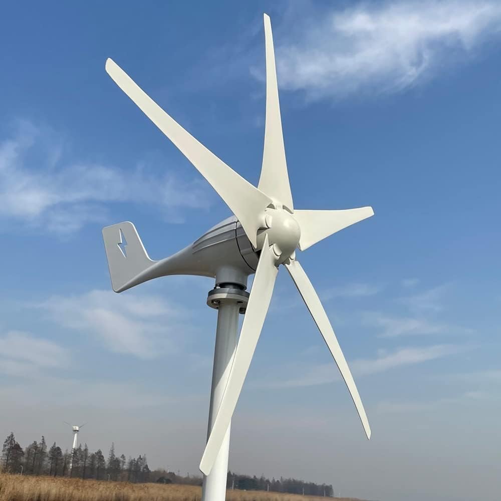 Wind Power Turbine Generator The Horizontal Axis 3000W 3/5 Blades Windmill 12V 24V 48V Wind Power Small Wind Turbine Generator MPPT Controller for Home Use (Size : Mppt Controller, Color : 48V)