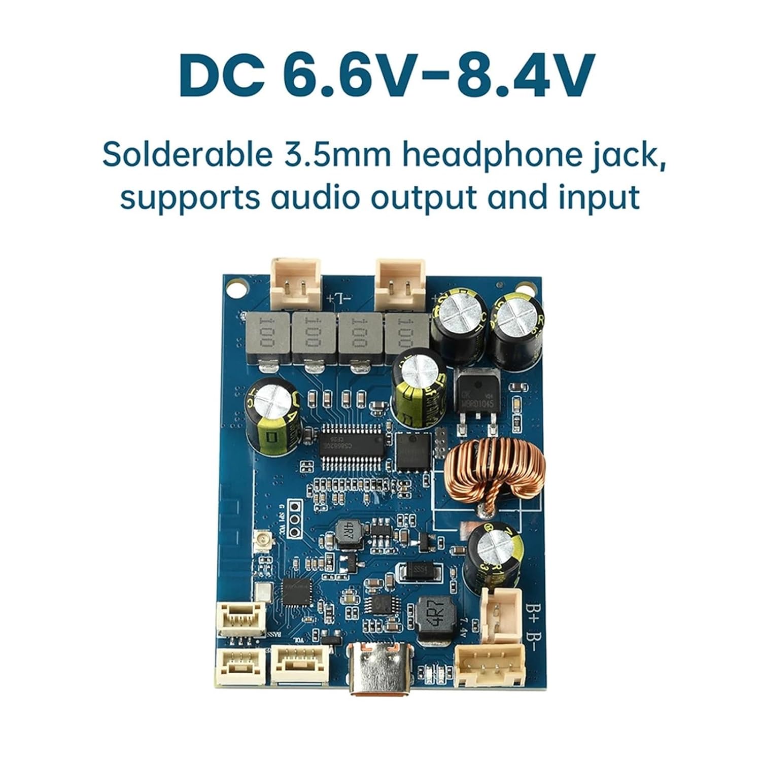 25W+25W 2.0 Channel Digital Stereo Audio Power Amplifier Board 25W*2 Sound Amplifiers AMP Module Adjustable Tuning