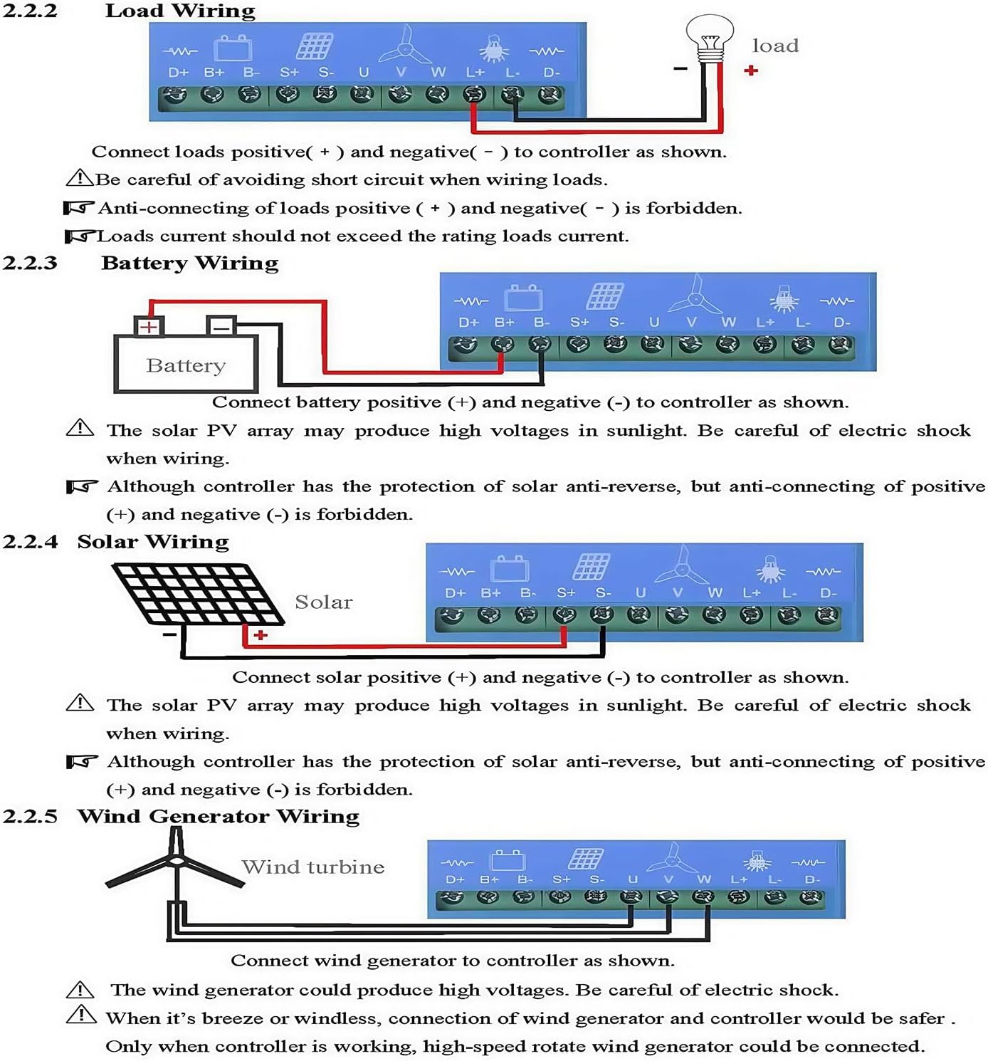 Wind Solar Hybrid Charge Controller, Mppt Boost Regulator for Off Grid Systems, 12v, 24v, and 48v Wind Turbine Solar Panel Power Controller (with Load Shedding Function). 24V-13000W
