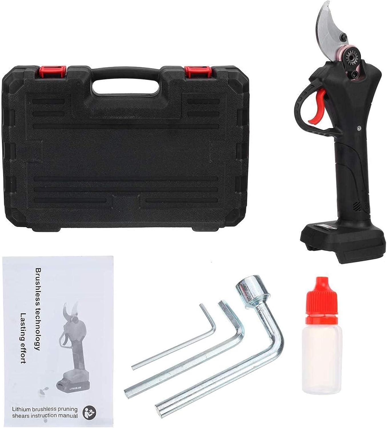 Garden Shears Professional Gardening Tools 18V 900W Rechargeable Electric Pruning Scissors 4 gear 30mm Pruning Shears Garden Pruner Secateur Branch Cutter Cutting T