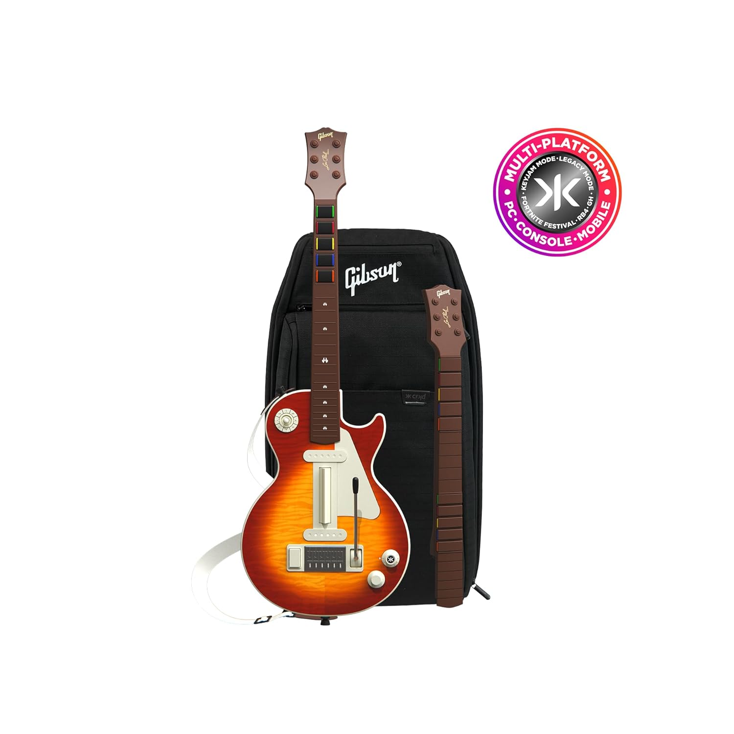CRKD Gibson Les Paul Cherry Sunburst Pro Edition Guitar Controller Collectors Bundle (Multi-platform)