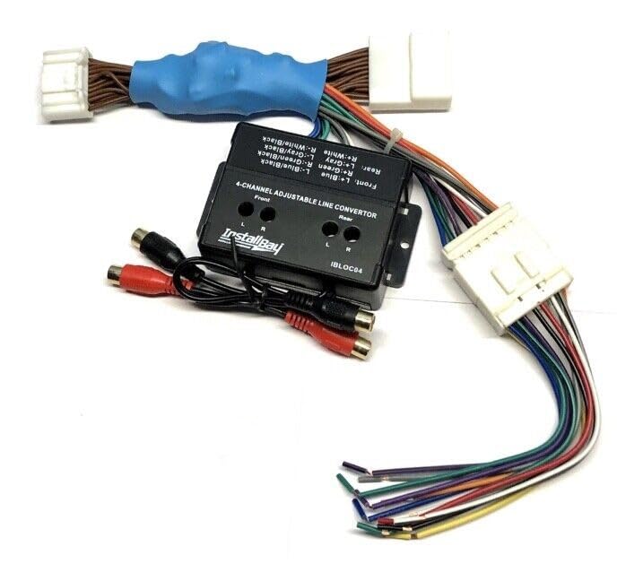 4 Channel Full System Add an Amp Amplifier Adapter Interface to Factory OEM Car Stereo Radio- Made for Some 2020+ Ford F-150, F-250, F-350 +More -No Factory Premium Amp - Vehicles Listed Below