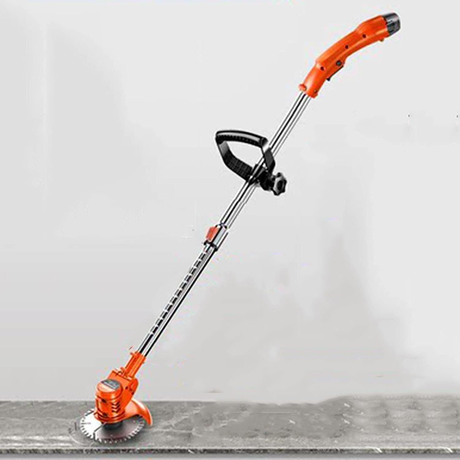 24V Electric Lawn Mower Small Household Rechargeable New Lawn Mower with Multi-Function Portable Grass Courtyard Weeder Tools 4 Outdoor