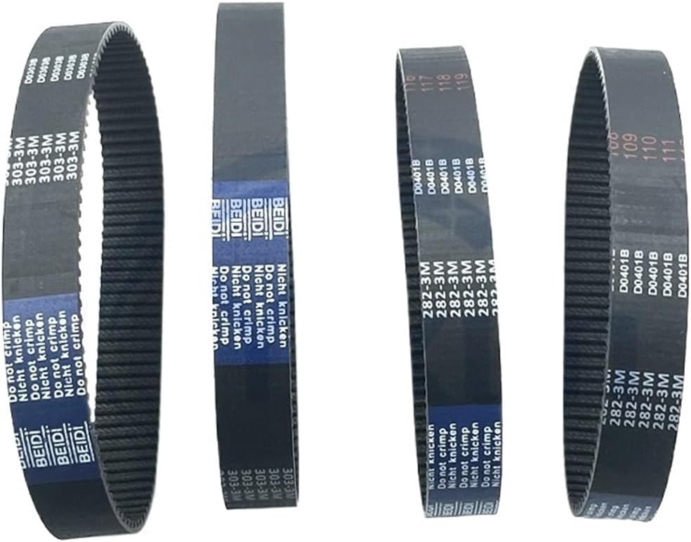 3M Timing Belt Length 195 198 201 204 207 210 213 216 219 222 225 228mm Width 6/9/10/15/20mm Sweeper Washing Machine Belt(222m-3M-(74 Teeth),1pcs,20mm)