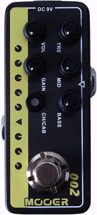 MOOER Micro Preamp 002 UK Gold 900 Guitar Digital Preamp