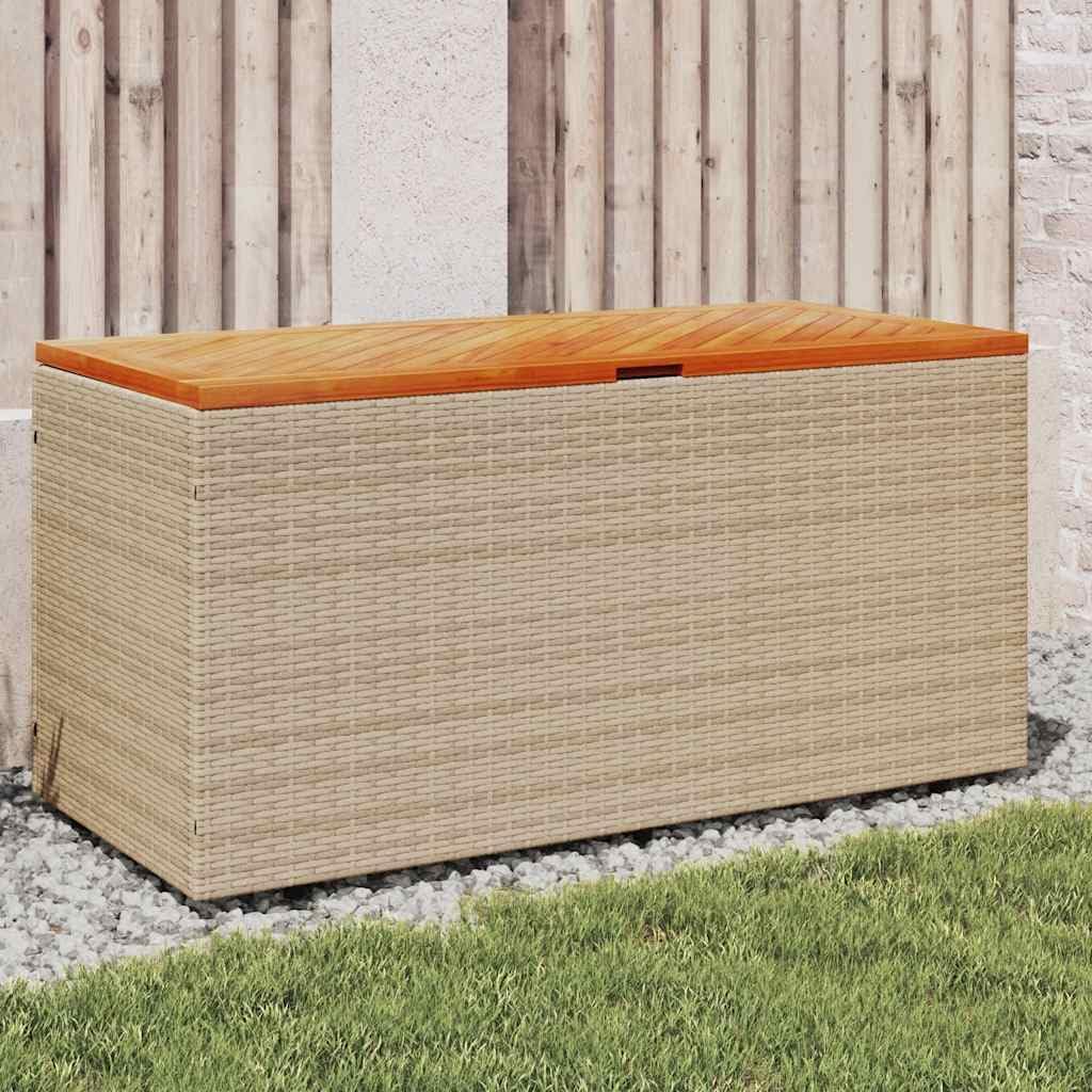 Storage Trunks and Chests, Garden Storage Box Beige and Brown