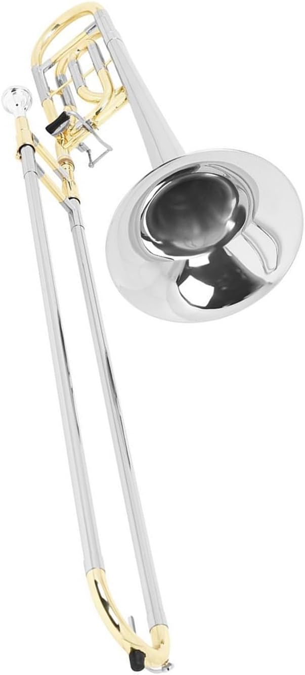 Adult Trombone Instrument Tenor Trombone Gold And Silver Double Color B Flat Key Transposition Adult Instrument