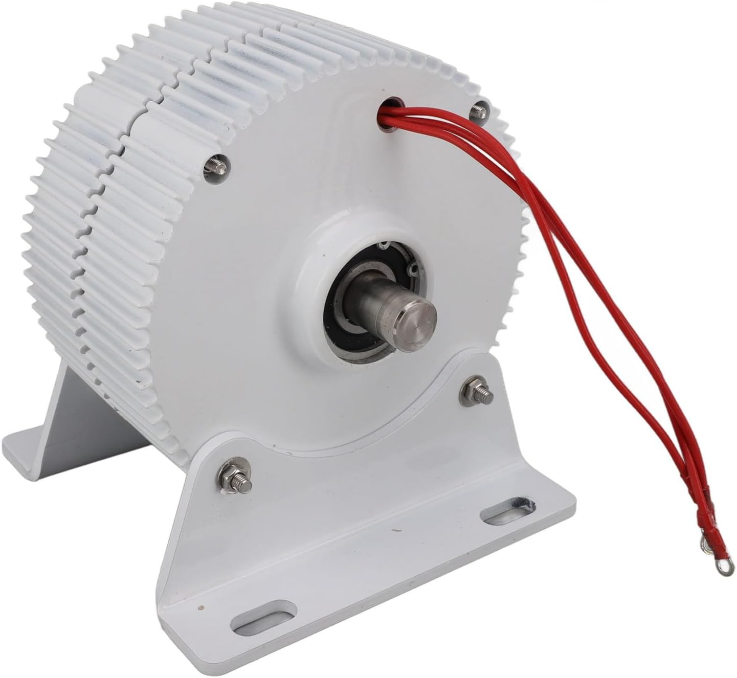 3 Phase Alternator Dual Shaft Permanent Magnet Synchronous Generator High Efficiency 24V Wind Turbine AC Alternator Aluminum Alloy Carbon Steel 15x15x16cm (400w)