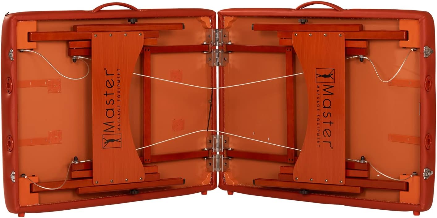 Master Massage Fairlane Sport Size Portable Massage Table, 28 Inch- Lightweight and Supportive- Bonus Accessories Included- Tattoo Bed, Lash Table