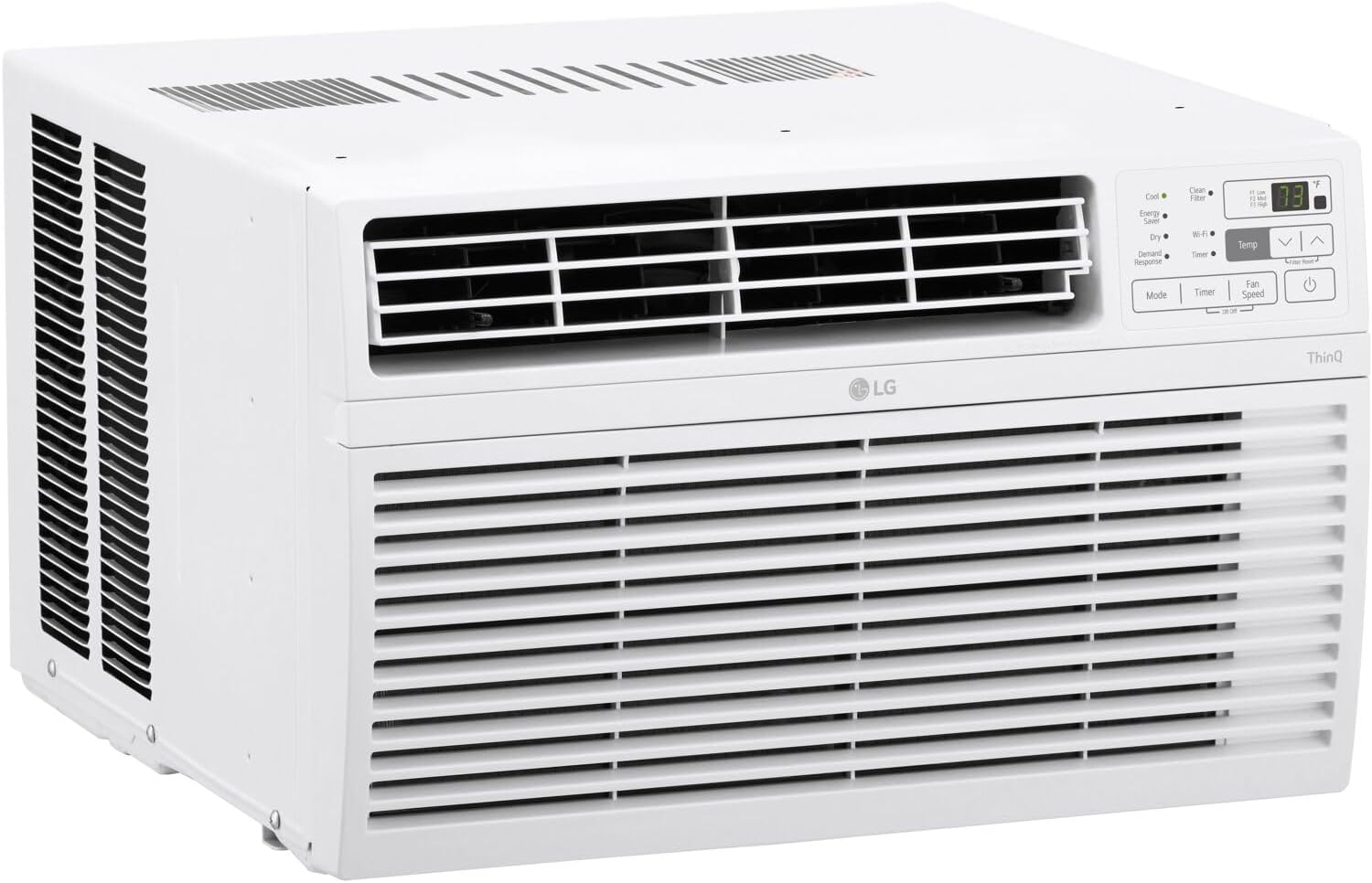 LG 10000 BTU Window Air Conditioners [2023] Remote Control WiFi App Ultra-Quiet Washable Filter Cools 450Sq.Ft for Medium & Large Room AC Unit air conditioner Easy Install White LW1017ERSM1