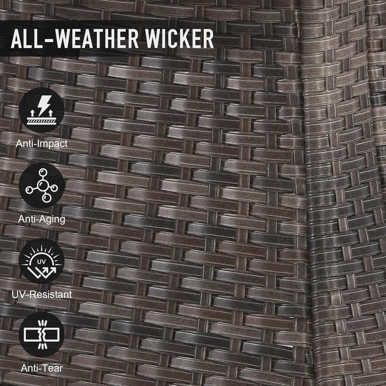 32” Fire Pit Table, 50,000 BTU Outdoor Wicker Patio Propane Firepit, 2 in 1 Propane Fire Pit for Patio, Deck, Backyard