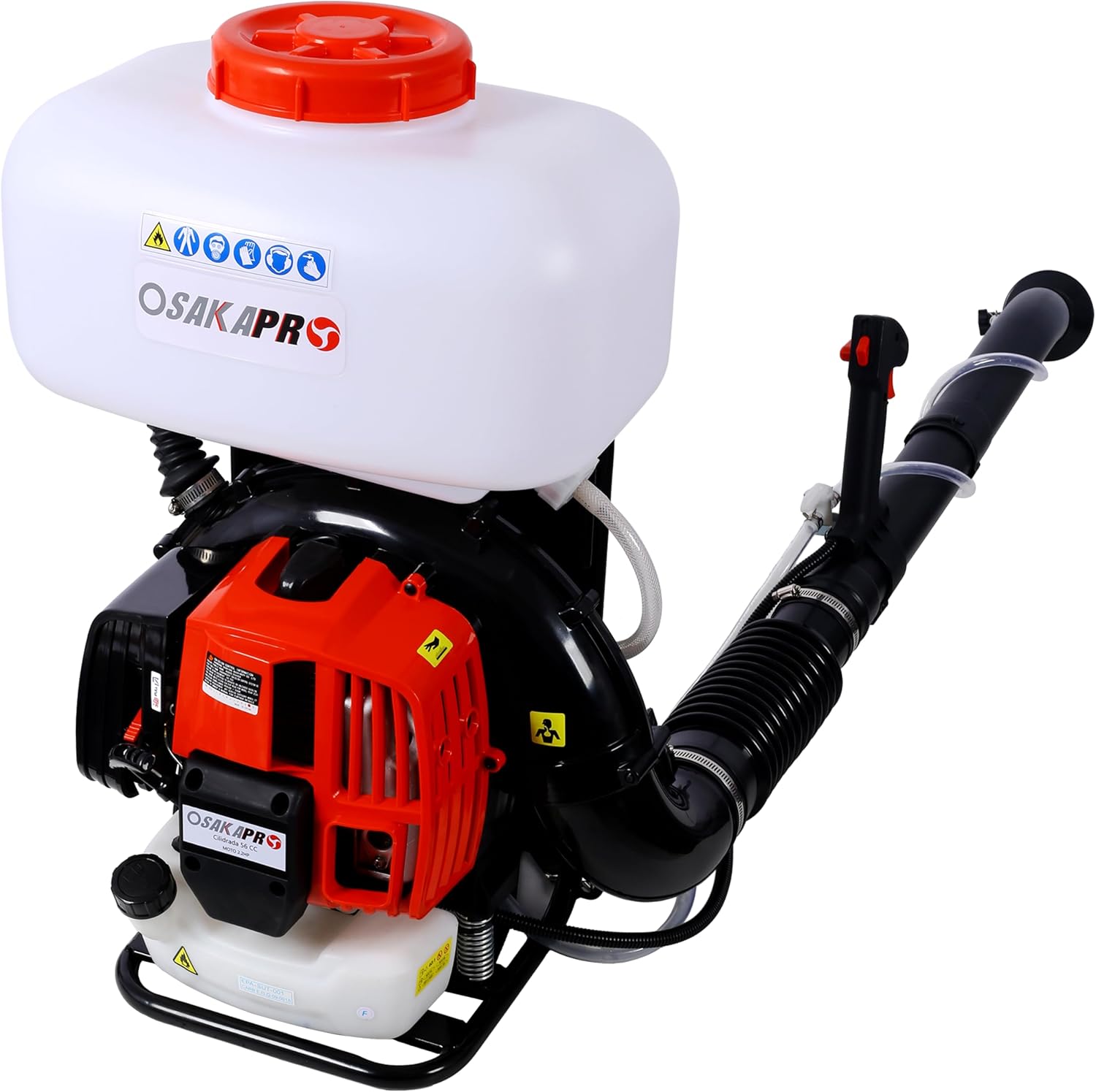 55.7cc Mosquito fogger Mister Duster Mosquito Sprayer Backpack Sprayer Cold Fogger,Gasoline Powered Sprayer Blower Machine with 20L Tank for Garden Spraying,EPA Compliant