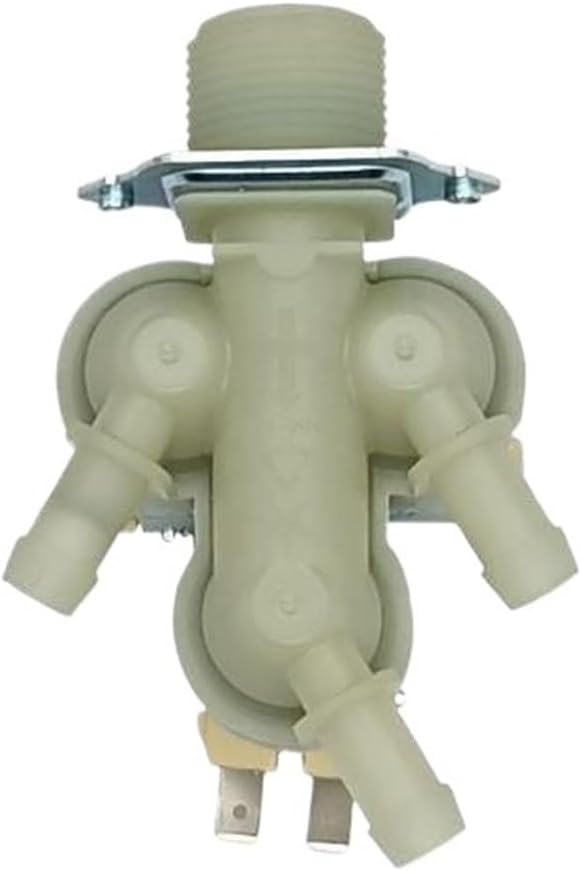 Drum Washing Machine Inlet Valve Switch, Compatible for Samsung, 5220FR2075B Solenoid Valve Parts Replacement(2pcs)