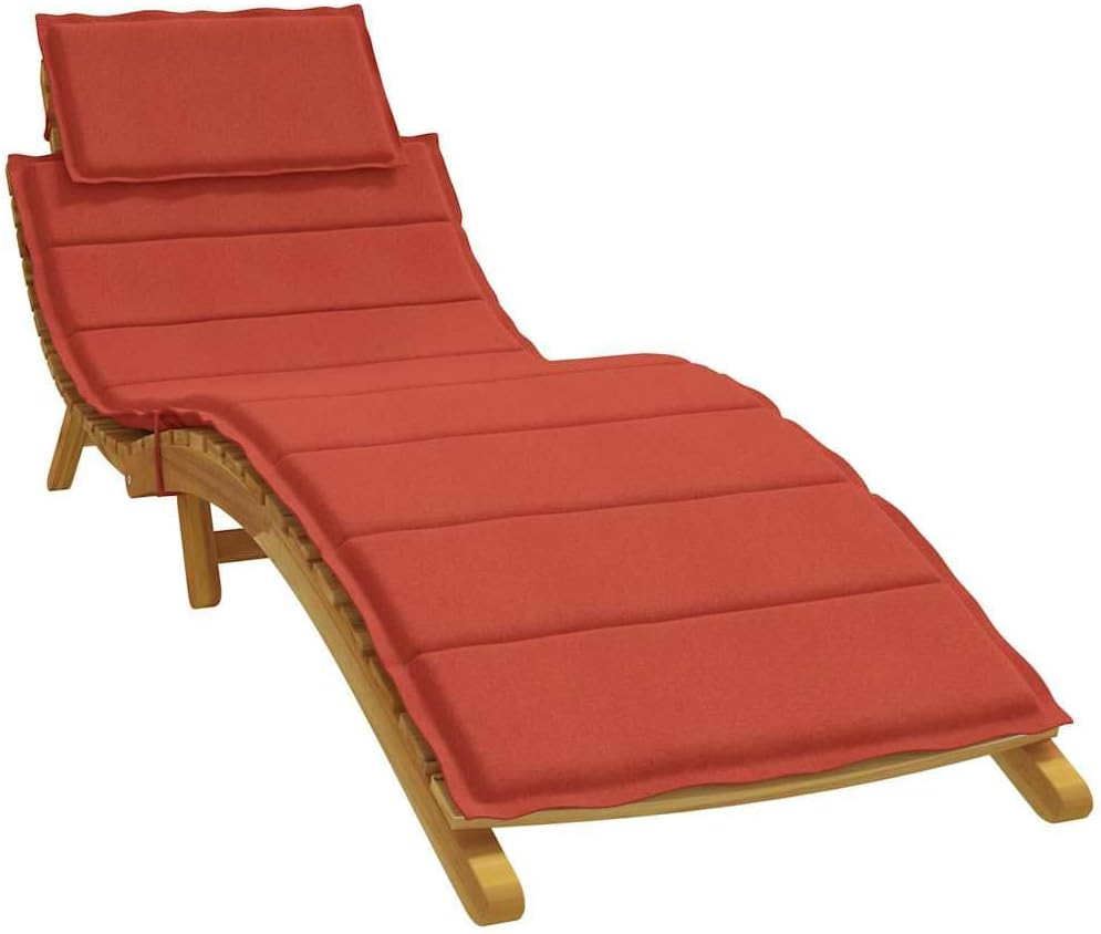 Sun Lounger Cushion Melange Red 73.2