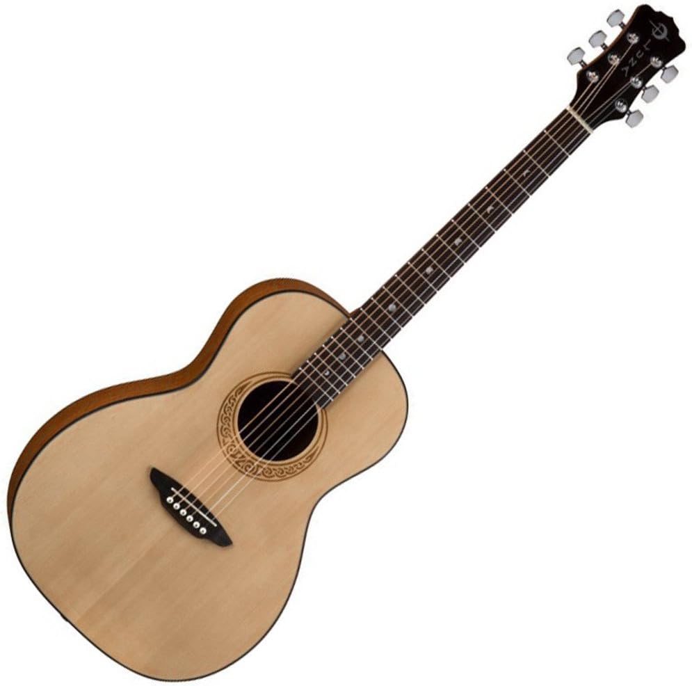 Luna Gypsy Parlor Student Guitar with Built-In Tuner