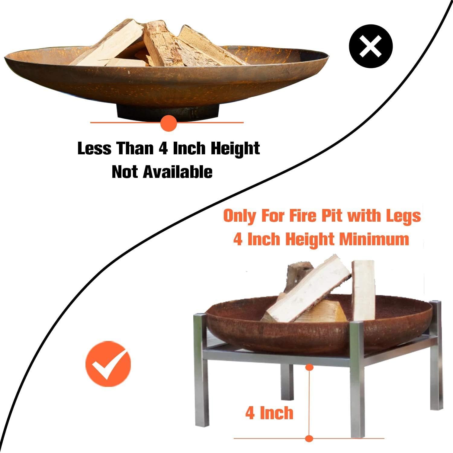 Fire Pit Mat, with Fireplace Poker, Blue Double-Sided Fire Pit Pad, Heat Resistant Grill Mat, for Deck, Patio, Grass - Under Grill Mat,36 inch