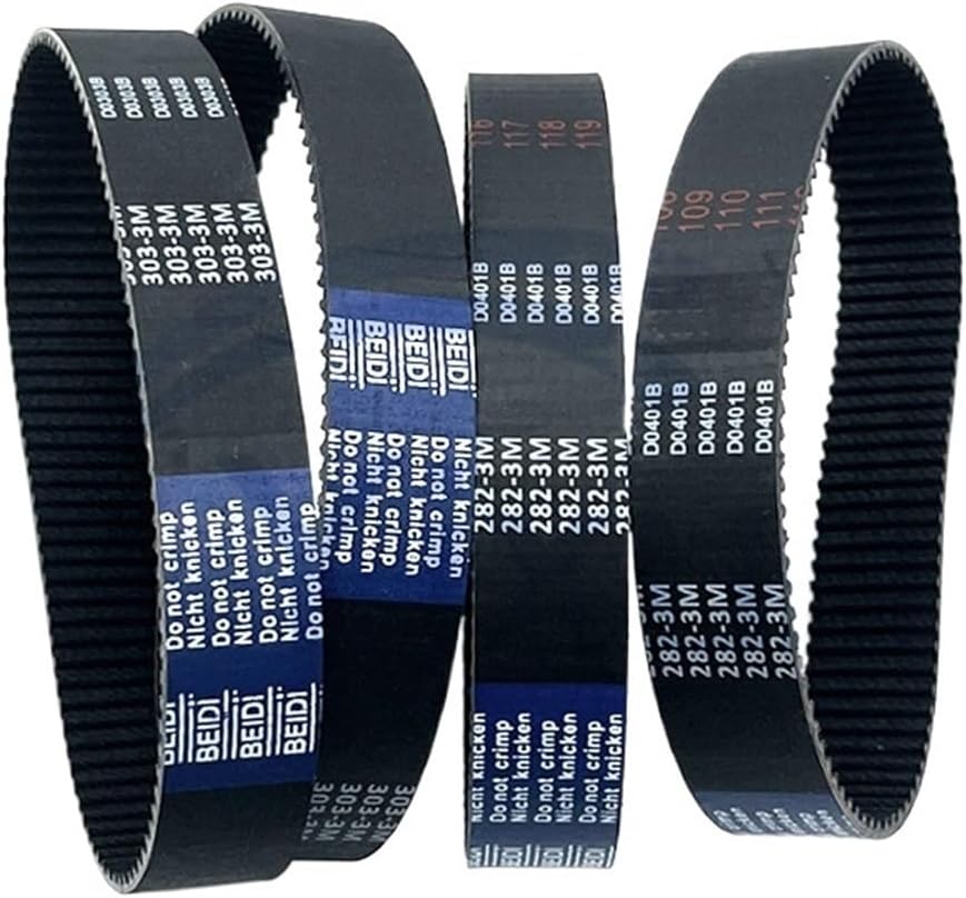 3M Timing Belt Length 195 198 201 204 207 210 213 216 219 222 225 228mm Width 6/9/10/15/20mm Sweeper Washing Machine Belt(222m-3M-(74 Teeth),1pcs,20mm)