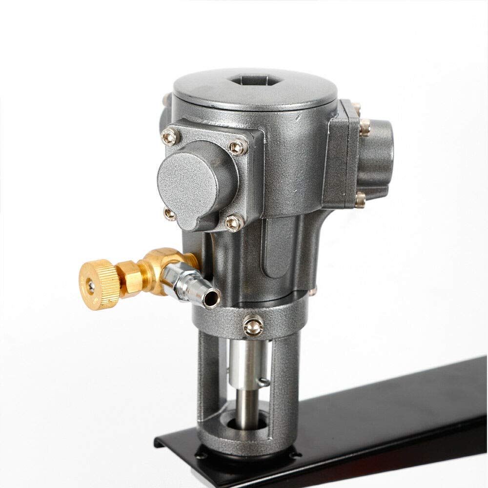 Pneumatic Automatic Paint Mixer，5 Gallon 1/4 HP 50L Stainless Steel Pneumatic Mixer Paint Mixer Mix Tool for Viscous Liquid Ink Dye Chemicals Mixing Machine Blender Disperser