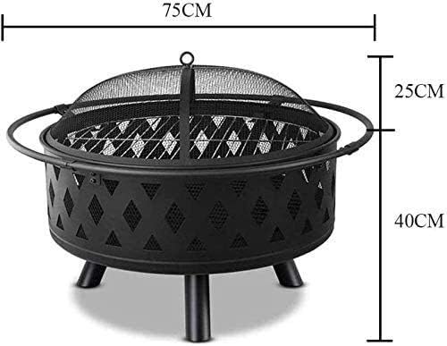 Fire Pits Outdoor Wood Burning Wood Burning Fire Pitrd with Cooking Grill