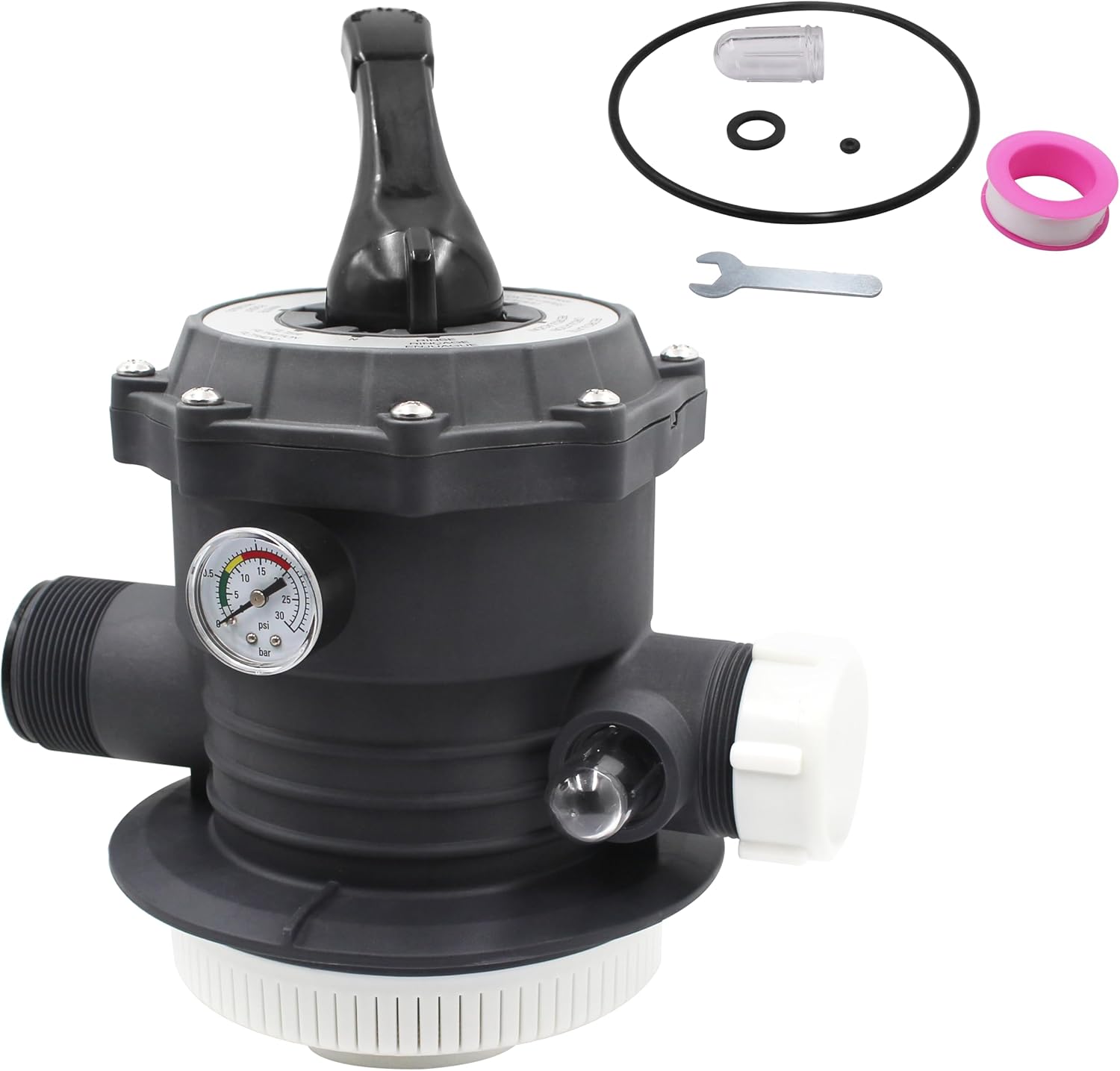 11496 6-Way Valve Replacement for Intex 14 and 16 Inch Sand Filter Pump 26647EG,26651EG.
