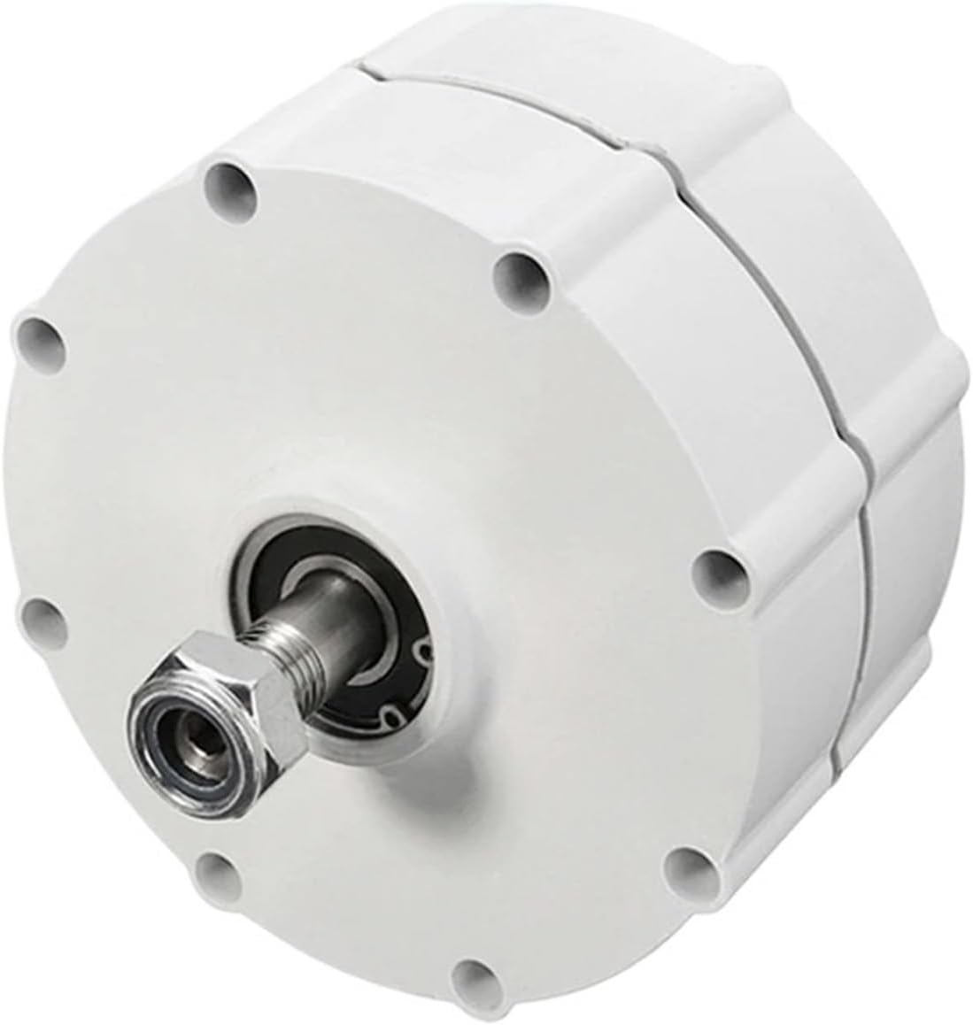 Windmill Generator, 5KW Electric Generator for Windmill Dynamo Water Win Turbine Gearless Permanent Magnet Generator 5000W 12V 24V 48V (Color : WB, Size : Double Shaft_48V_5KW)