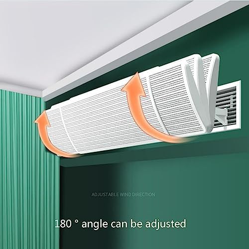 Easy to Install, Angle Adjustable Central Air Conditioning Wind Shield, Suitable for Most Air Conditioners, Anti Direct Blowing