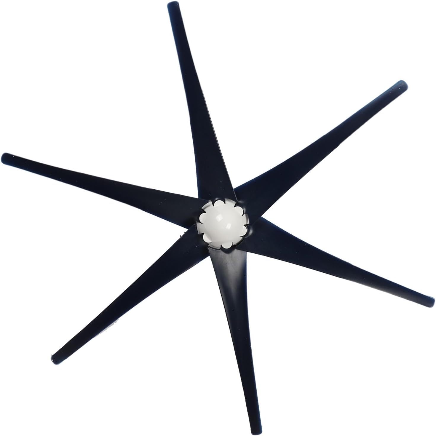 Small Windmill Turbines Generator 6 Blade Wind Turbines Set 800W Wind Industrial Machinery Equipment Blue