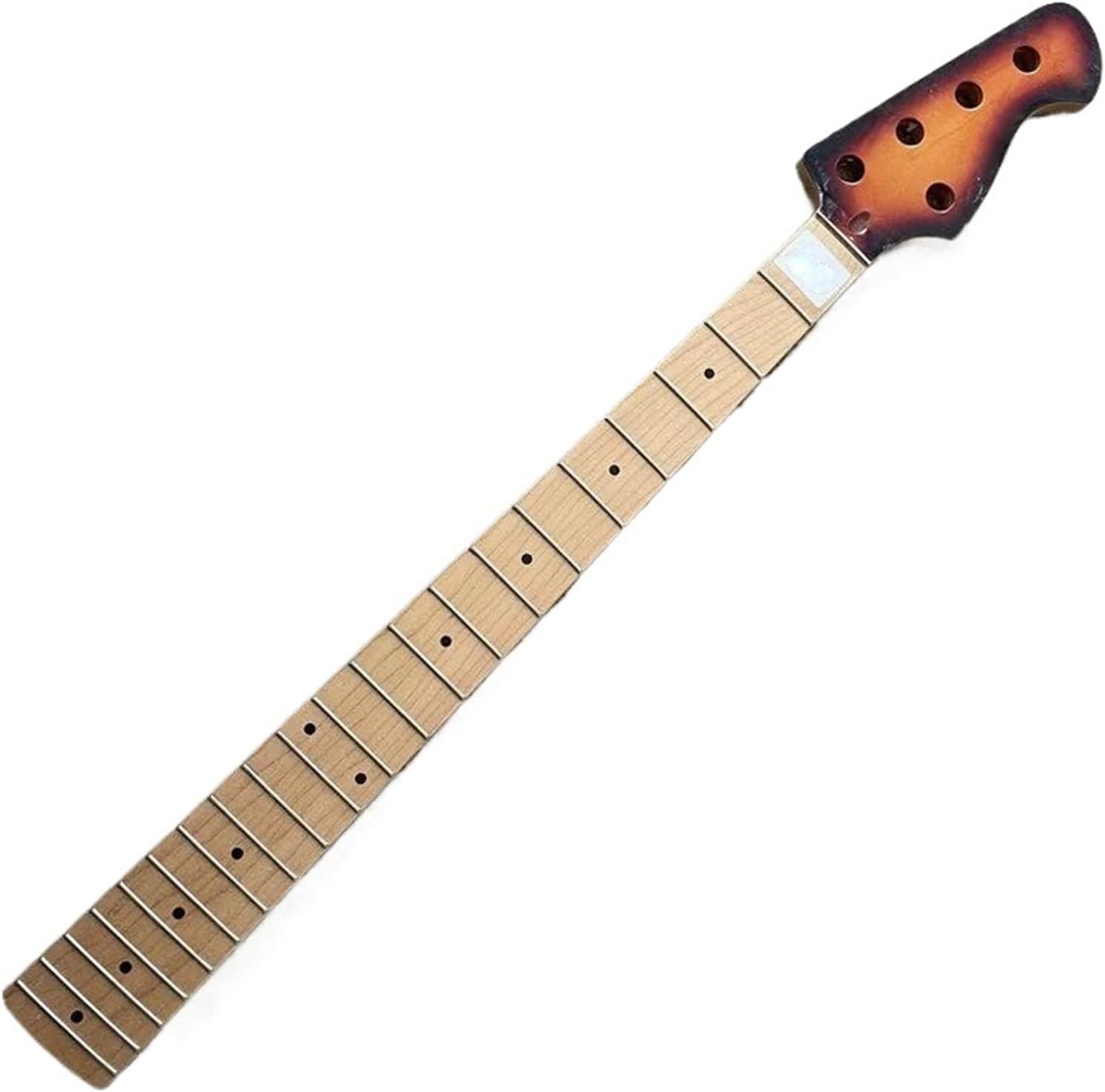 Replacement Guitar Neck Guitar Headstock 5 Strings Electric Bass Neck 20 Frets Maple Wood DIY Parts Bass Guitar Accessory