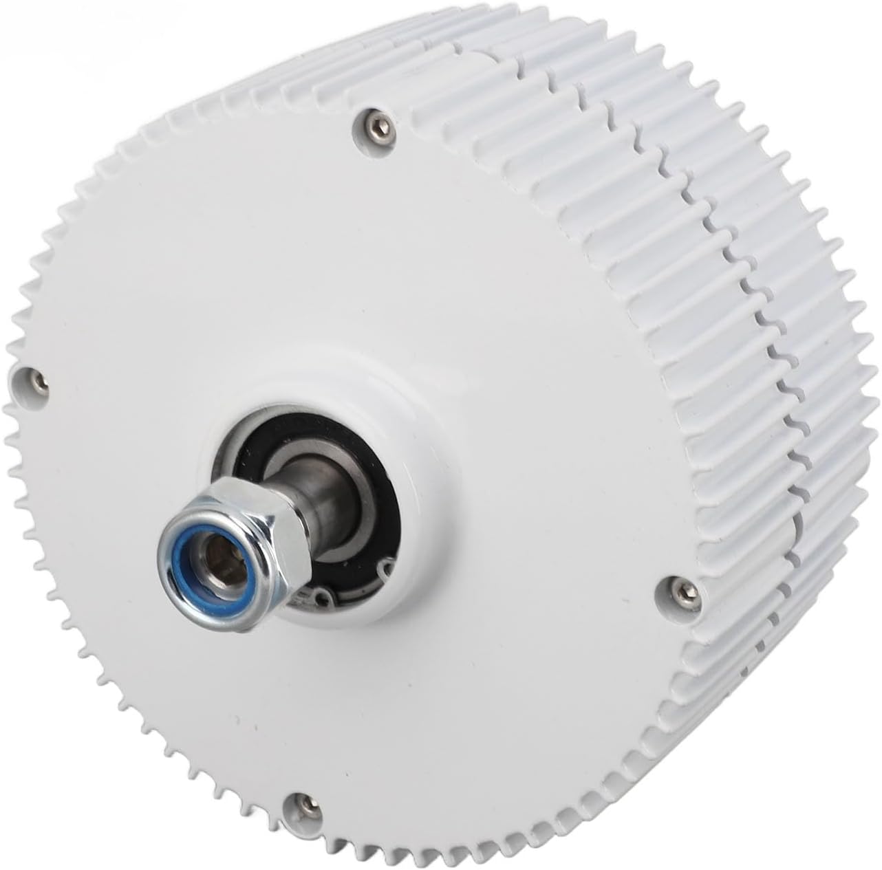 48V Double Shaft Generator 3 Phase Permanent Magnet Synchronous AC Electric Motor High Efficiency Grease Lubrication Compact Design for Vertical or Horizontal Wind Turbines (400w)